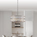 Bacci Crystal Drum Chandelier-DWHOME