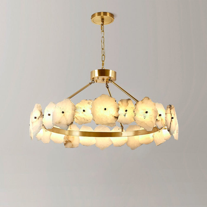 Natural Marble Modern Chandelier-DWHOME