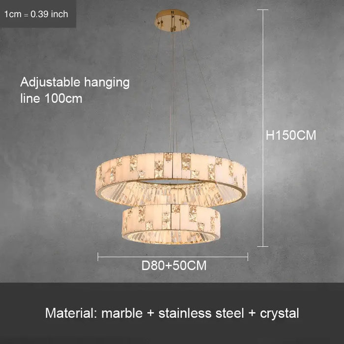 Edes Modern Chandelier-DWHOME
