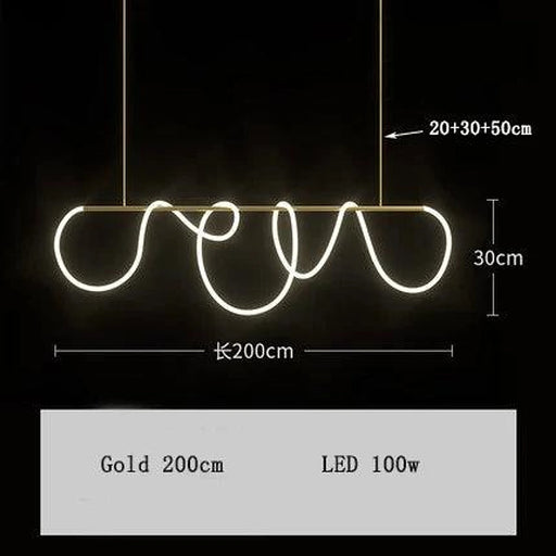 Nordic Postmodern Luxury Bar Light-DWHOME
