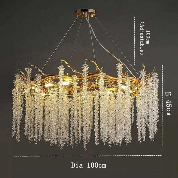 Albero Crystal Chandelier-DWHOME