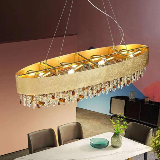 Avani Crystal Dining Room Chandelier-DWHOME