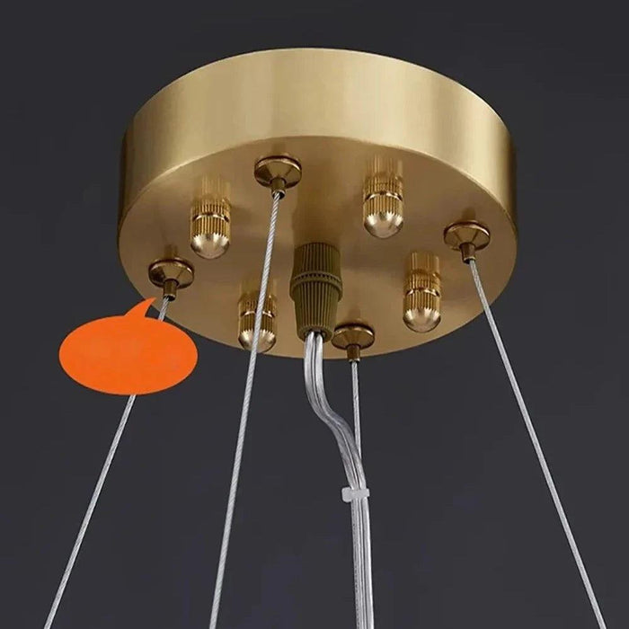 Moonshade Natural Marble Chandelier - DWHOME