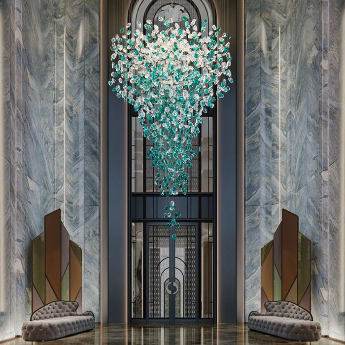 Crystal Pendant Foyer Chandelier-DWHOME