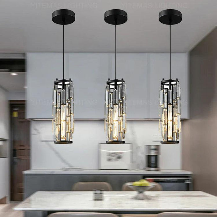 Crystal Pendant Light For Kitchen Island - DWHOME