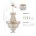 French Empire Crystal Chandelier-DWHOME