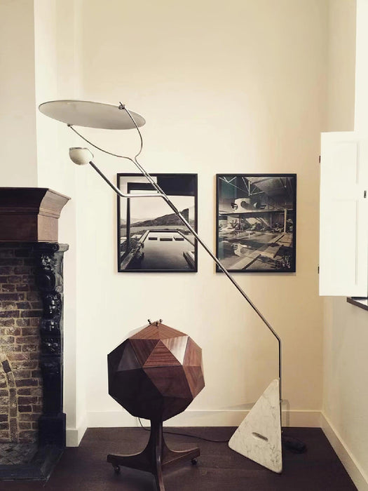 Salocchi Marble Floor Lamp-DWHOME