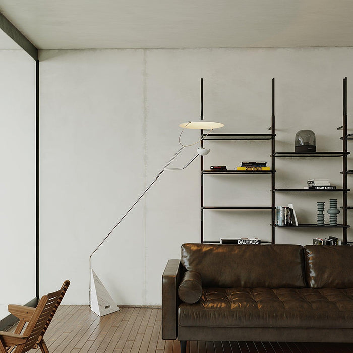 Salocchi Marble Floor Lamp-DWHOME