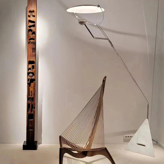 Salocchi Marble Floor Lamp-DWHOME
