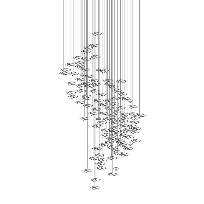 Tidal Art Glass Pendants-DWHOME