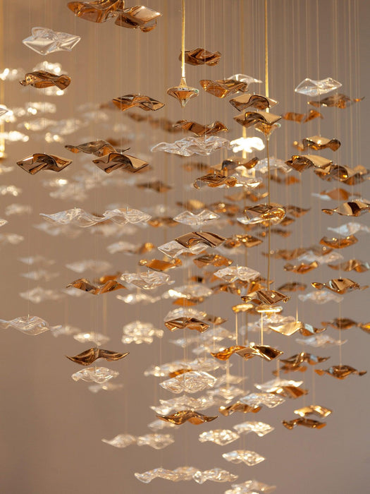 Tidal Art Glass Chandelier-DWHOME