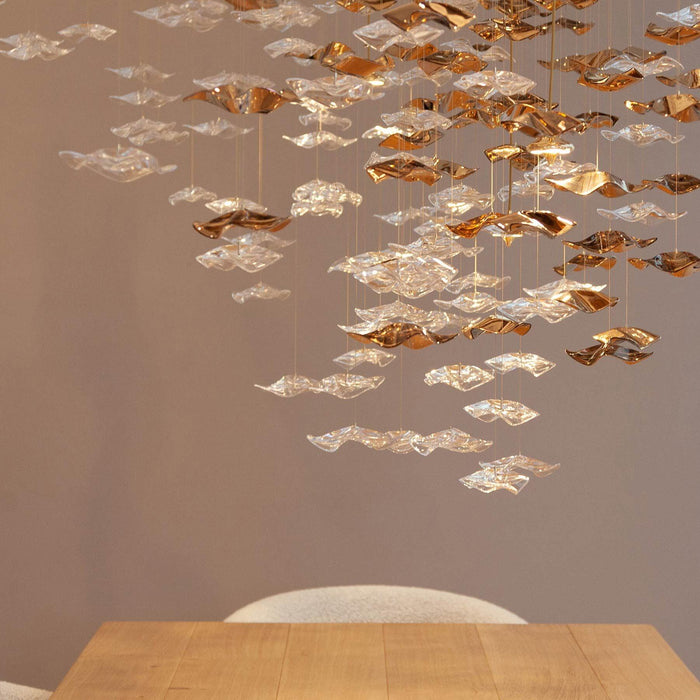 Tidal Art Glass Chandelier-DWHOME