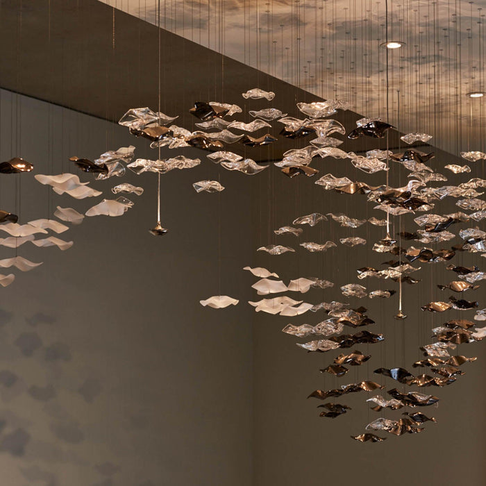 Tidal Art Glass Chandelier-DWHOME