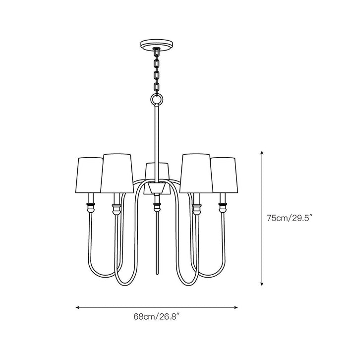 Sanibel Chandelier-DWHOME