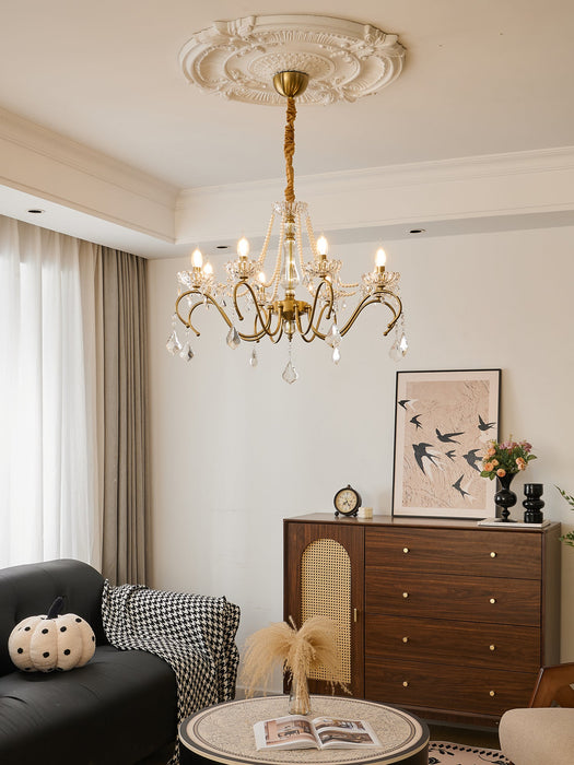 Sapphire Crystal Chandelier-DWHOME