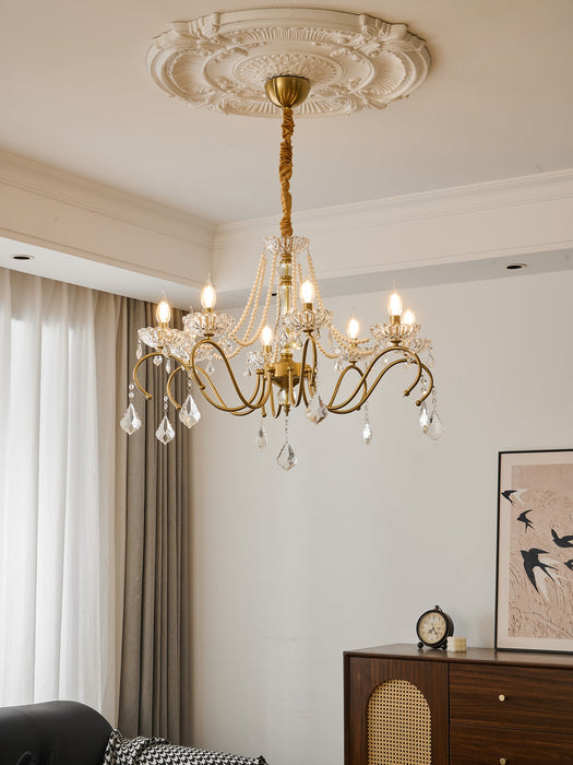 Sapphire Crystal Chandelier-DWHOME