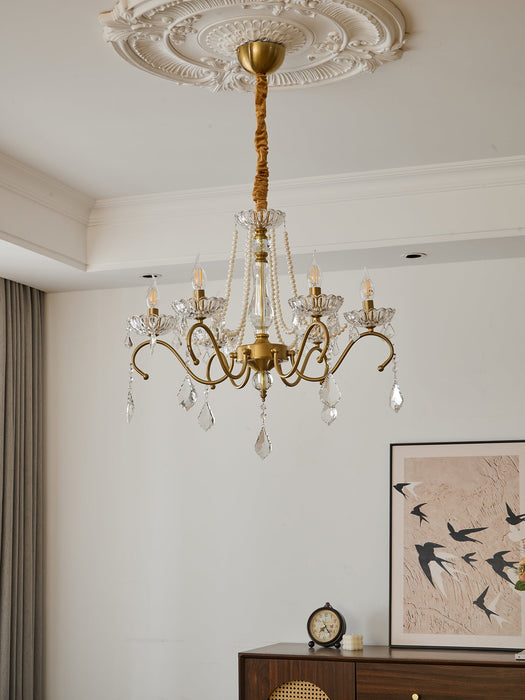 Sapphire Crystal Chandelier-DWHOME