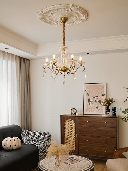 Sapphire Crystal Chandelier-DWHOME