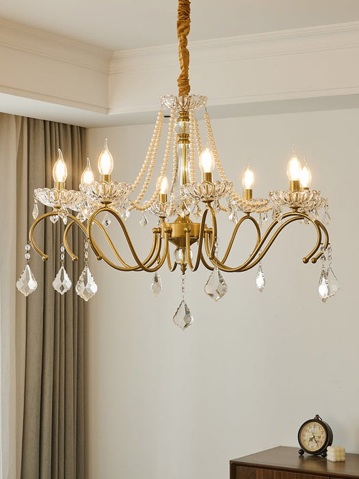 Sapphire Crystal Chandelier-DWHOME