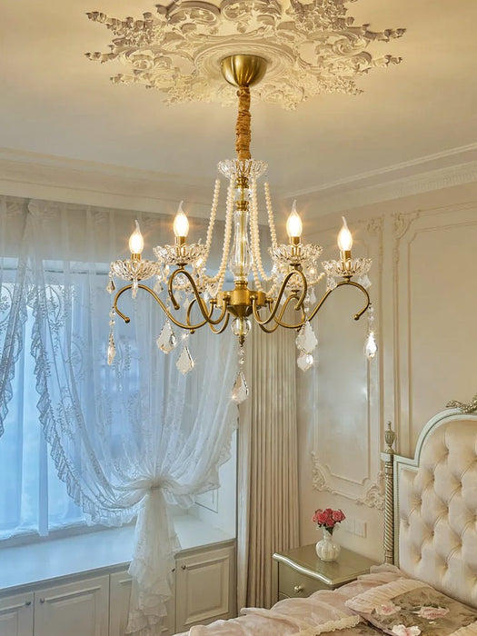 Sapphire Crystal Chandelier-DWHOME