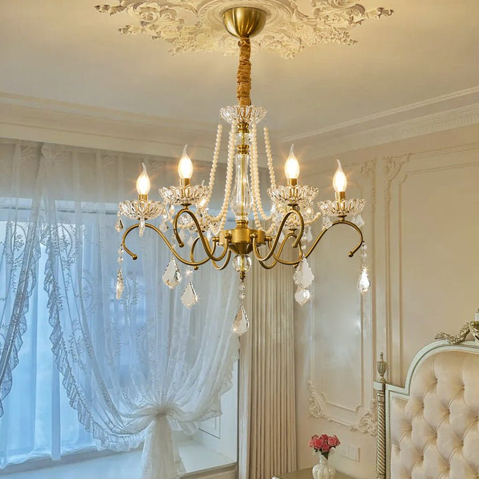 Sapphire Crystal Chandelier-DWHOME