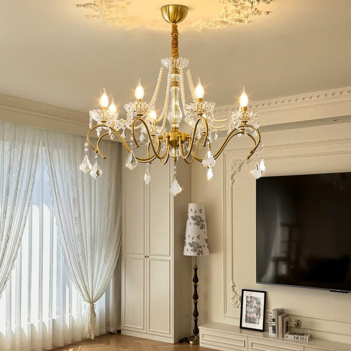 Sapphire Crystal Chandelier-DWHOME