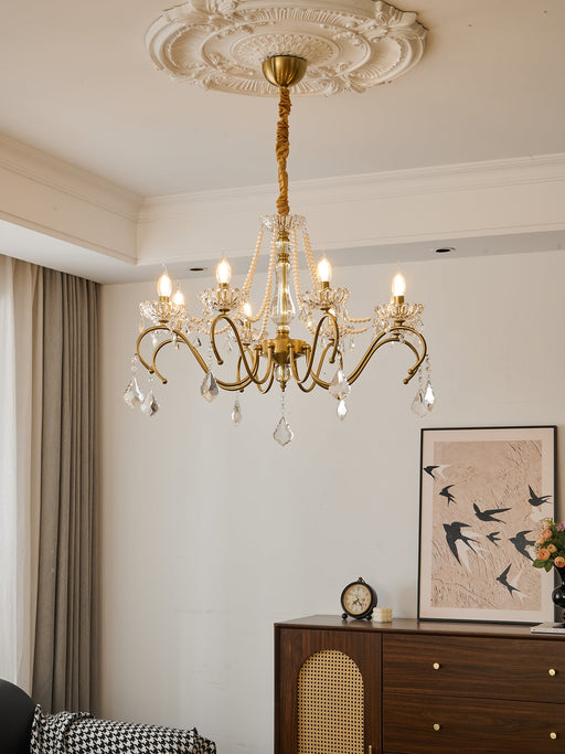 Sapphire Crystal Chandelier-DWHOME