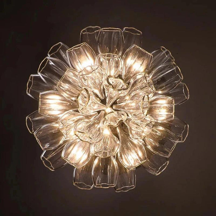 Sasha Modern Designer Crystal Flower Chandelier - DWHOME
