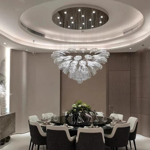 Sasha Modern Designer Crystal Flower Chandelier-DWHOME