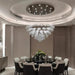 Sasha Modern Designer Crystal Flower Chandelier - DWHOME