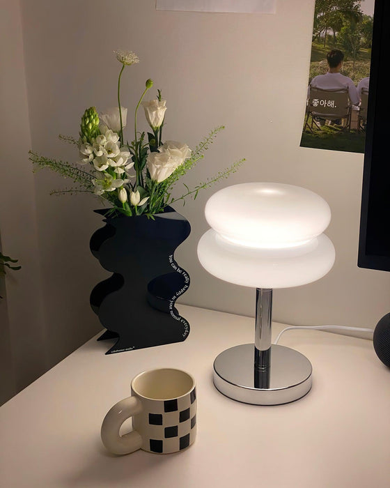 Saturn Glide Glass Table Lamp-DWHOME