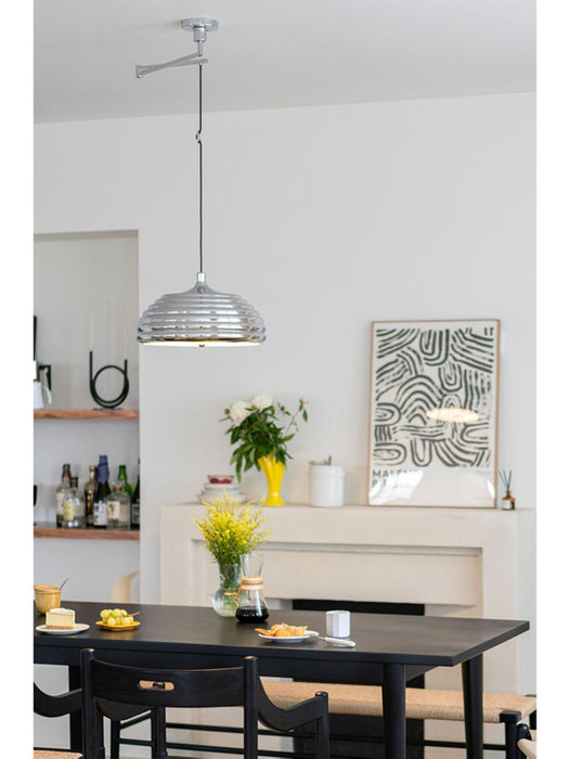 Saturno Chrome Pendant Lamp - DWHOME