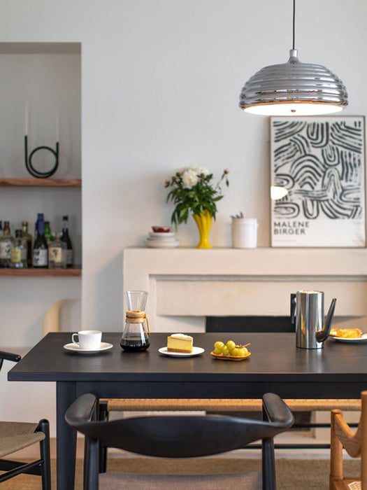 Saturno Chrome Pendant Lamp - DWHOME