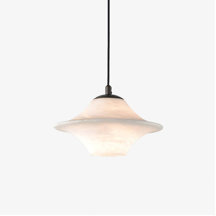 Saucer Alabaster Pendant Light-DWHOME