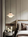 Saucer Alabaster Pendant Light-DWHOME