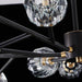 Rama Branch Chandelier, Black-DWHOME