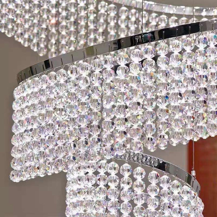 Alleri Crystal Foyer Chandelier-DWHOME