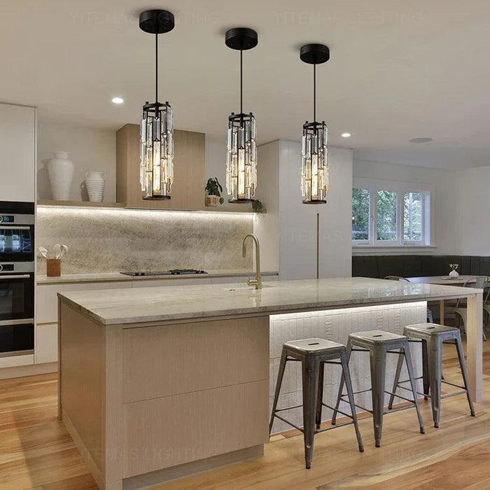 Crystal Pendant Light For Kitchen Island - DWHOME