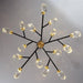Bari Crystal Branch Chandelier, Black - DWHOME
