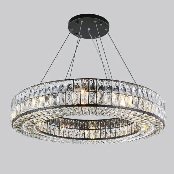 Bacci Crystal Modern Chandelier-DWHOME
