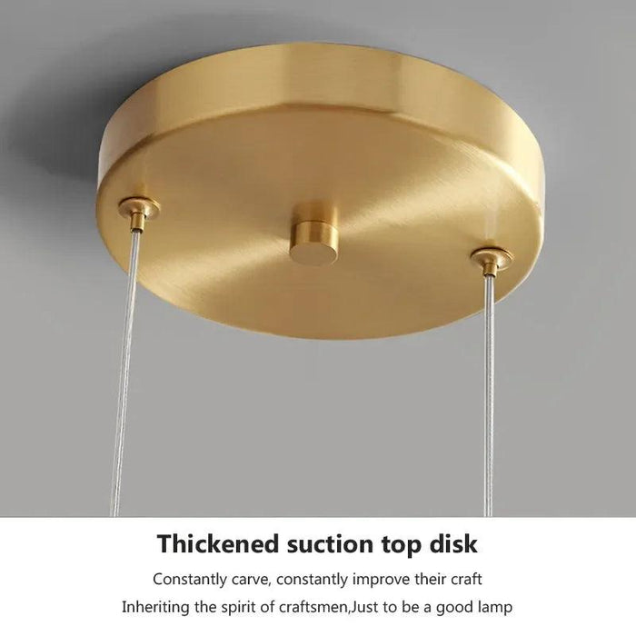 Modern Glass Pendant Light luxury Chandelier Deco Nordic Led Hanging Light Fixtures Bedroom Modern Luminaire Suspension lamp - DWHOME