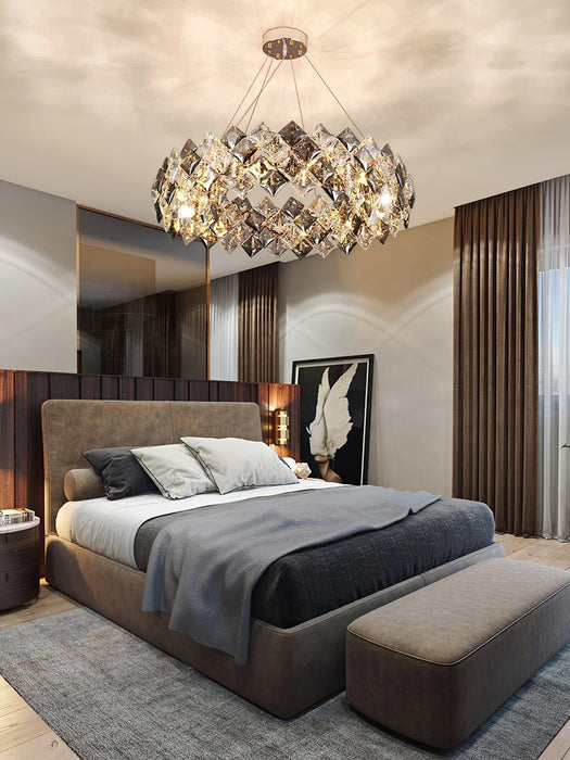 Scale Crystal Round Chandelier - DWHOME