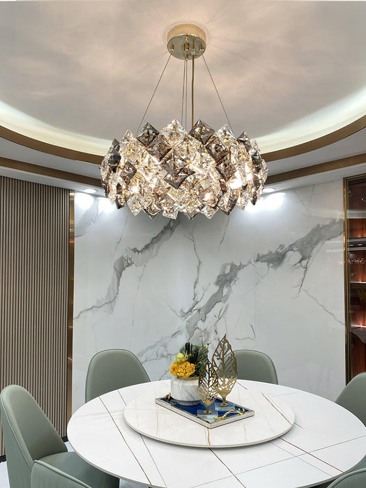 Scale Crystal Round Chandelier - DWHOME