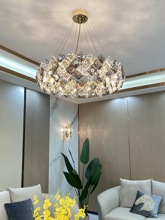 Scale Crystal Round Chandelier - DWHOME