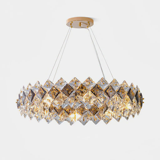 Scale Crystal Round Chandelier-DWHOME