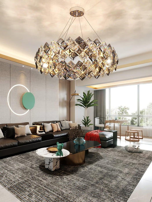 Scale Crystal Round Chandelier - DWHOME