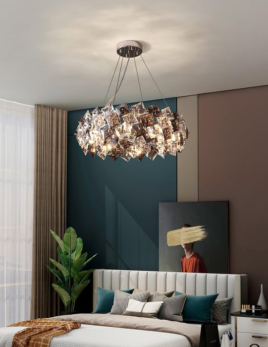 Scale Crystal Round Chandelier - DWHOME