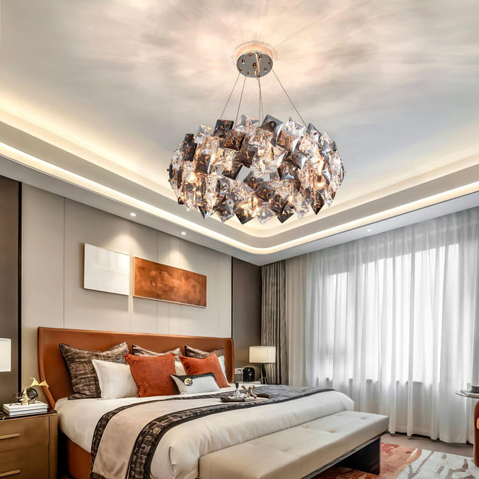 Scale Crystal Round Chandelier - DWHOME