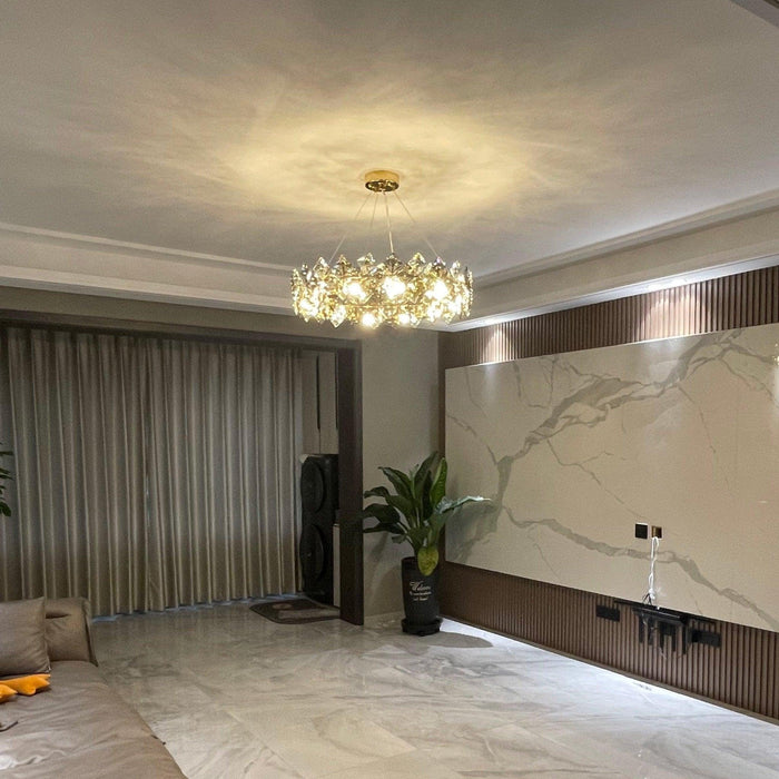 Scale Crystal Round Chandelier - DWHOME
