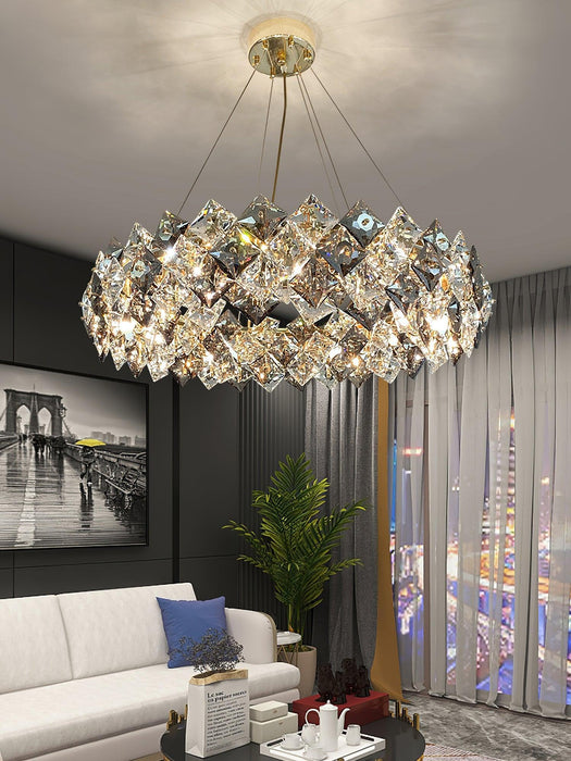Scale Crystal Round Chandelier - DWHOME
